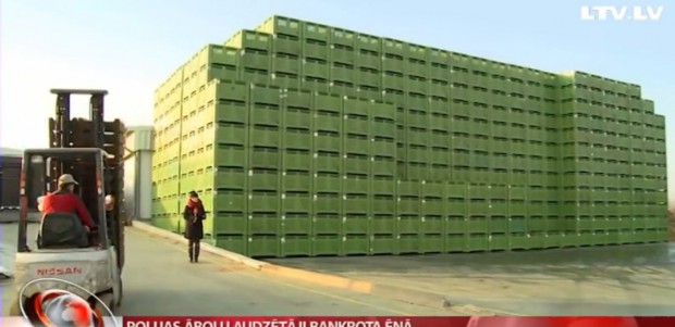 fot. za LTV Łotewska telewizja wyemitowała reportaż o skutkach embarga w Polsce
