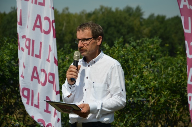 Ireneusz Komorowski, prezes SPBA / fot. A.Gwara Sezon borówkowy w Polsce został oficjalnie otwarty (zdjęcia)