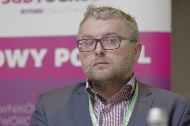 Janusz Andziak, prezes Stowarzyszenia Plantatorów Truskawek/ fot. Żelazna Studio Prezes SPT o dużych sadach w Rosji: megalomania ich zgubi