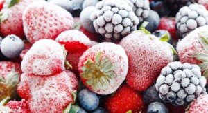 Mniejsza produkcja i eksport mrożonych owoców w 2017 r.