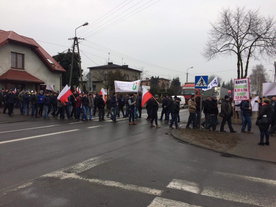 fot. unia warzywno- ziemniaczana Unia Warzywno - Ziemniaczana: Strajki nie są wymierzone w rząd (zdjęcia)