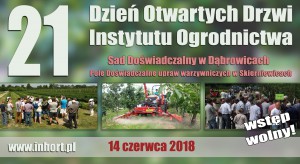 Dzień Otwartych Drzwi Instytutu Ogrodnictwa - 14 czerwca 2018 r.