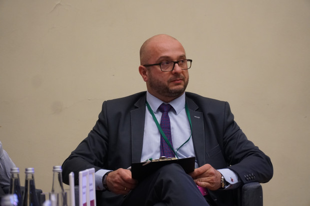 Sebastian Szymanowski, dyrektor generalny z Grupy Producentów Owoców Galster / fot. PTWP Konferencja "SiO": Debata rynkowa mini relacja (zdjęcia)