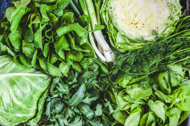 Zielone warzywa mają pozytywny wpływ na zdrowie człowieka 
