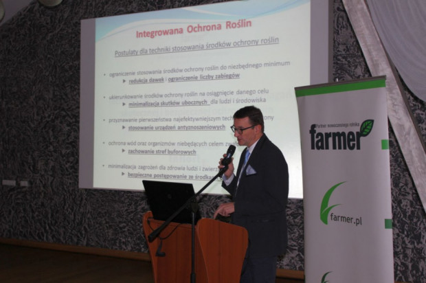 Dr Grzegorz Doruchowski z Instytutu Ogrodnictwa w Skierniewicach/ fot. Farmer.pl Konferencja SiO: Skuteczne i bezpieczne stosowanie środków ochrony roślin w ogrodnictwie
