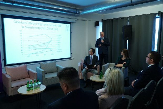 Maciej Lipecki, prezes Stowarzyszenia Polskich Szkółkarzy był prelegentem V edycji konferencji Sady i Ogrody/ fot. PTWP Polscy sadownicy mają ogromny potencjał produkcyjny. Idą także w kierunku grusz (wideo)
