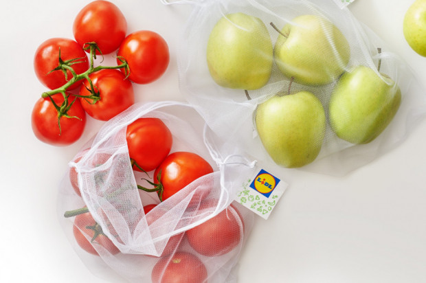 Lidl wprowadza woreczki wielokrotnego użytku na warzywa i owoce, fot. materiały prasowe Lidl wprowadza woreczki wielokrotnego użytku na warzywa i owoce