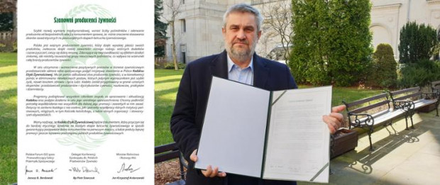 Bezpieczeństwo konsumenta jest celem nadrzędnym - to podstawowa zasada Kodeksu Etyki Żywnościowej podpisanego w środę w ministerstwie rolnictwa. / fot. za minrol.gov.p; W resorcie rolnictwa podpisano Kodeks Etyki Żywnościowej