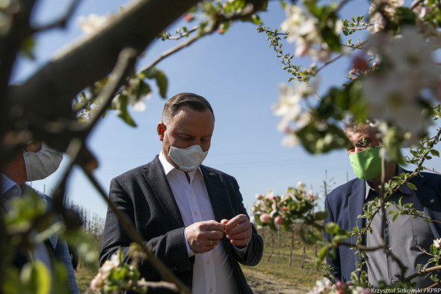 Prezydent Andrzej Duda / fot. MRiRW Prezydent zaapelował o racjonalne gospodarowanie zasobami wodnymi