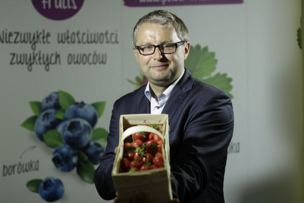 dr Janusz Andziak, prezes Stowarzyszenia Plantatorów Truskawki/ fot. PTWP Andziak, SPT: w drugiej części sezonu truskawki będą poszukiwane