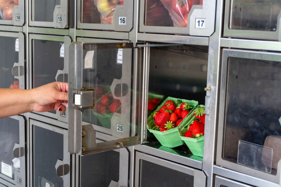 Automaty samoobsługowe mogą wydawać ponad 50 odmian owoców i warzyw/ fot. shutterstock Automaty sprzedające owoce i warzywa stały się hitem w północno-zachodnich Chinach