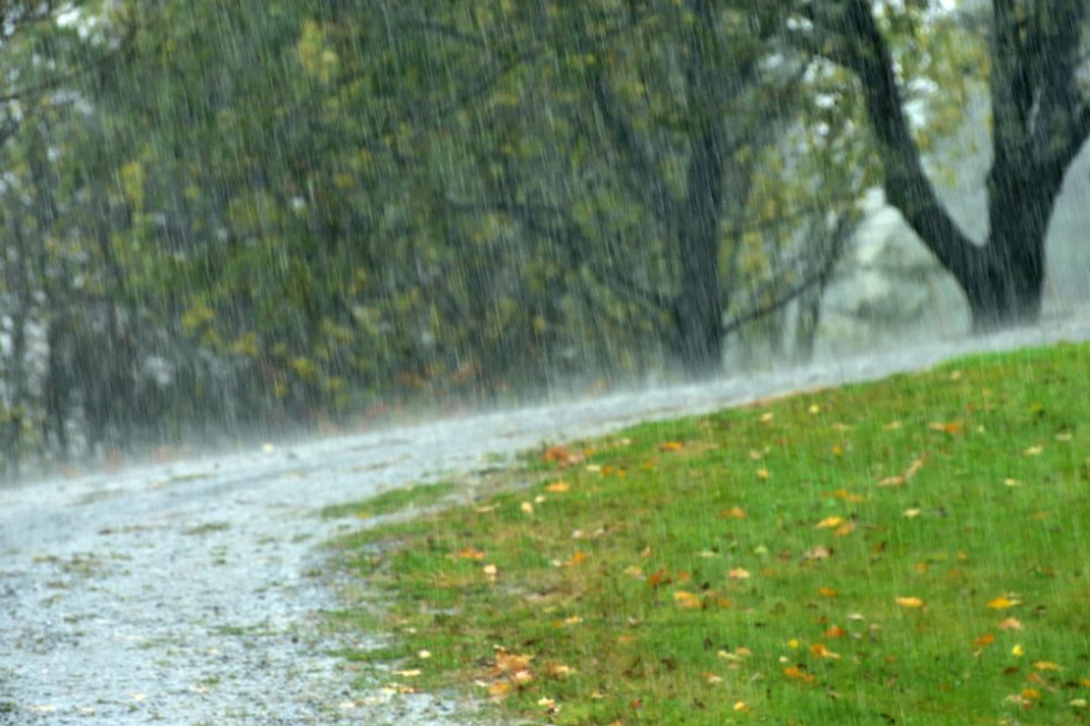 Pogoda: zachmurzenie duże z większymi przejaśnieniami oraz z opadami deszczu