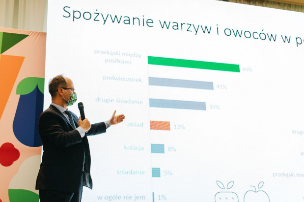 Maciej Dolata, współzałożyciel oraz partner zarządzający NSPIRE smarter branding/ fot. materiały prasowe Światowy Dzień Owoców i Warzyw pod znakiem upowszechniania zdrowego jedzenia i integracji sektora (foto +wideo)