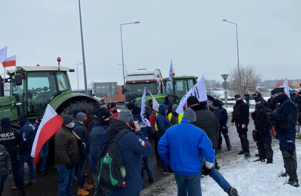 fot. Facebook Agrounia Zakończyła się blokada ronda pod Strykowem - czego domagali się rolnicy?