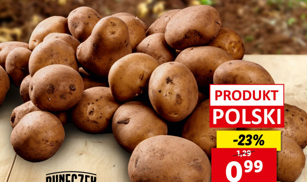 Lidl chce wspierać polskich rolników przeceniając ziemniaki na 0,99 zł/kg; fot. materiały prasowe Lidl chce wspierać polskich rolników przeceniając ziemniaki na 0,99 zł/kg
