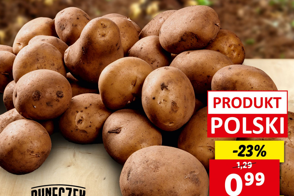 Lidl chce wspierać polskich rolników przeceniając ziemniaki na 0,99 zł/kg
