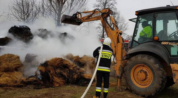 Zdjęcie poglądowe, fot. farmer.pl Spłonęła sterta słomy pod Nysą