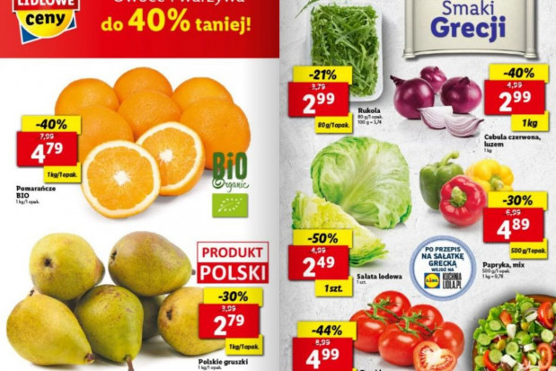 Lidl przecenie gruszki Biedronka ściga się na ceny ziemniaków. Lidl przecenia gruszki