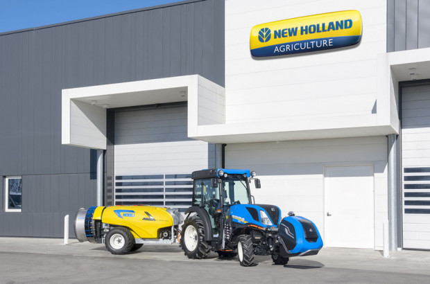 Elektryczny opryskiwacz E-Sprayer zasilany generatorem fot. New Holland Opryskiwacz na prąd?
