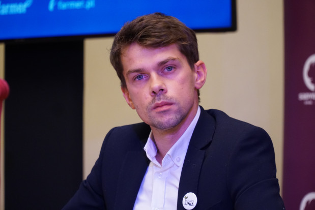 Michał Kołodziejczak, lider AGROunii/ fot. PTWP Kołodziejczak: Na oszustwach Biedronki tracą rolnicy (wideo)