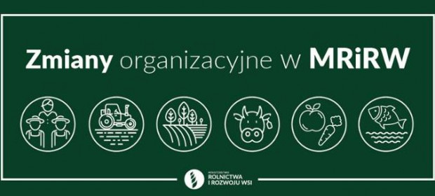Od 28.04. Ministerstwo Rolnictwa i Rozwoju Wsi ma nową strukturę organizacyjną/ fot. www.gov.pl Nowa struktura organizacyjna w MRiRW