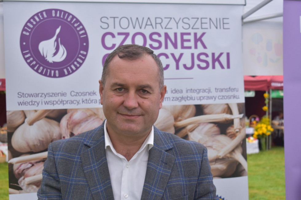 Jarosław Łojek, prezes Stowarzyszenia Czosnek Galicyjski o produkcji czosnku/ fot. sadyogrody Czosnek Galicyjski: Pośrednicy nie doceniają wyjątkowości produktu
