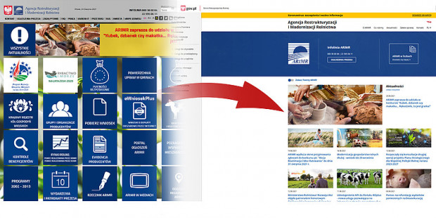 Portal ARiMR dołącza do rządowej platformy/ fot. ARiMR Portal ARiMR dołącza do rządowej platformy
