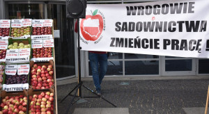 Protest sadowników: Nie chcemy nadmiernych korzyści, chcemy tylko przetrwać!