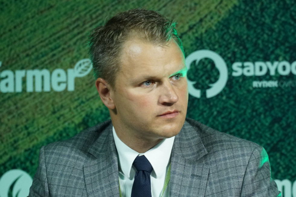 Wojciech Babski, prezes Ciech Sarzyna, wskazuje, że globalne łańcuchy dostaw są bardzo kruche. fot. PTWP Ciech Sarzyna: Globalne łańcuchy dostaw śor są bardzo kruche