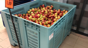 Sprzedaż jabłek prosto ze skrzyń. Jak jest z jakością?