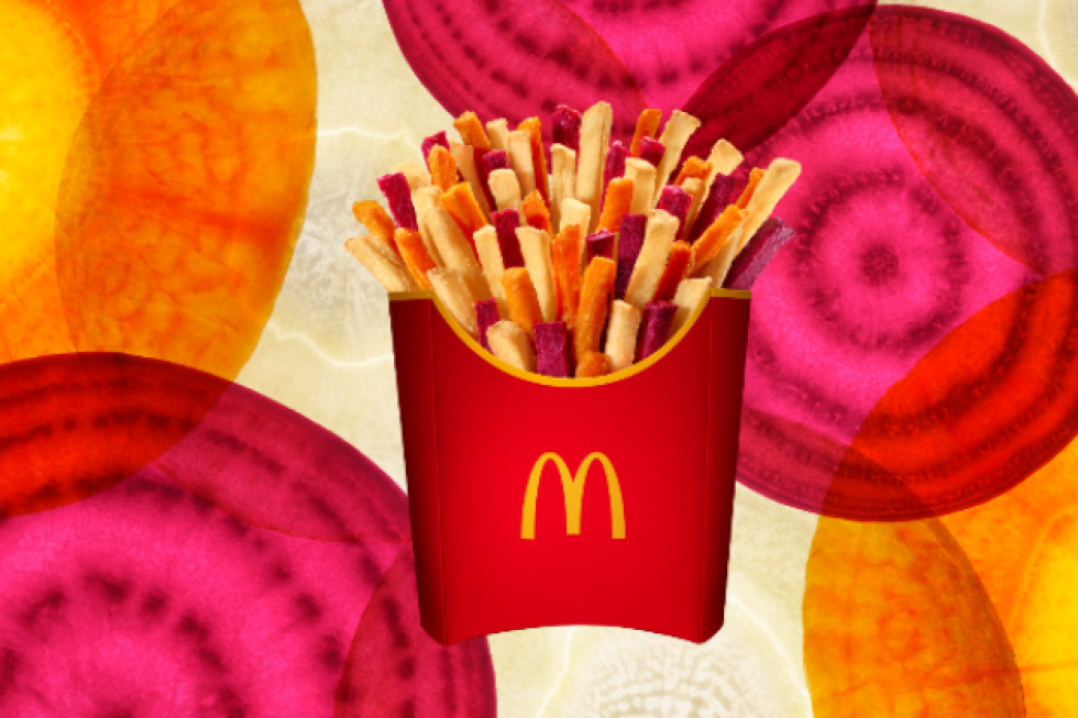 Frytki z marchewek i buraków. Francuski McDonald's zaskakuje ofertą