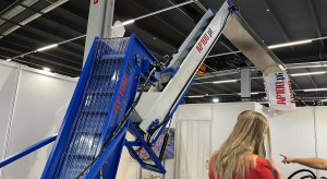 Transport jabłek przemysłowych na rząd obok? Żaden problem. AP100 prezentuje nowość