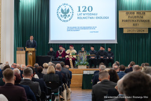Jubileusz 120-lecia Wydziału Rolnictwa i Ekologii SGGW z udziałem kierownictwa MRiRW