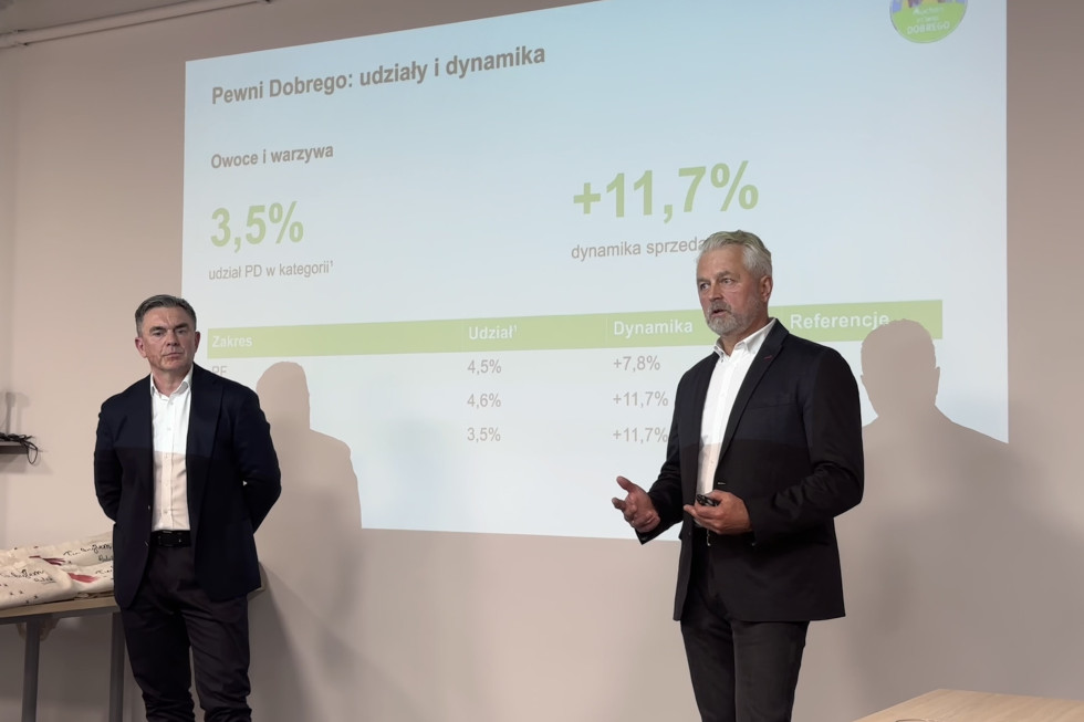 Radosław Dac, Dyrektor produktów i logistyki w Auchan Polska Grzegorz Sońta, Dyrektor Grupy Produkty Świeże w Auchan Polska.